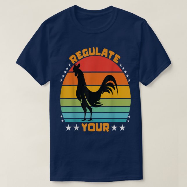 Regula tu camiseta de la estrella de gallos de pol (Diseño del anverso)