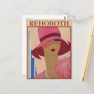 Rehoboth Beach Antiguo, cambiar texto Tarjeta post