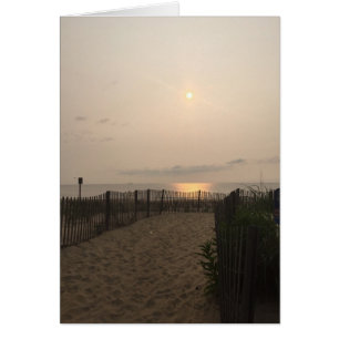 Rehoboth Beach Delaware Sunrise Océano Atlántico