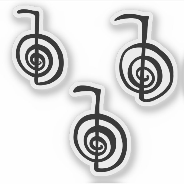 Reiki: Cho Ku Rei: El paquete de Pegatinas de los  (Anverso)