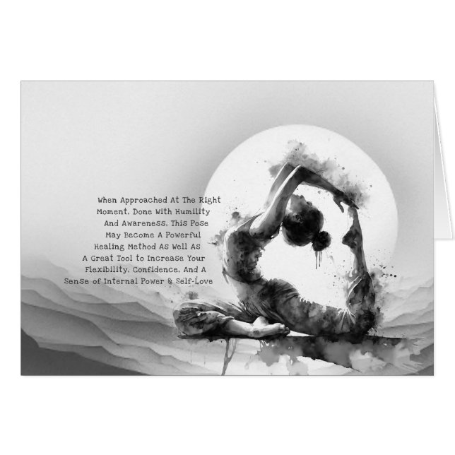 Reiki de yoga de una pierna de paloma de pichón de (Anverso (Horizontal))