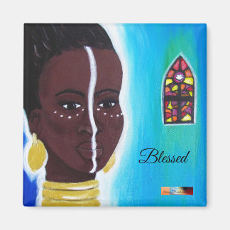 Reina Bendita Imán de Alicia McDaniel Fine Art