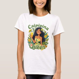 Reina de Brasil Mujer Orgullosa Camiseta Real Bras