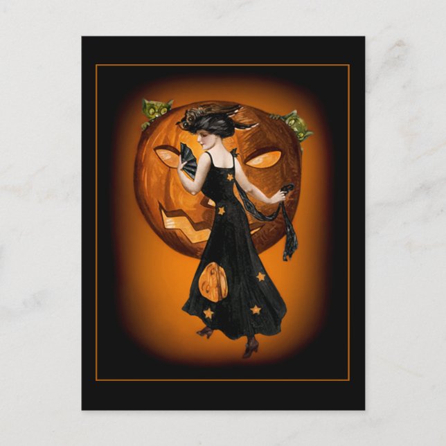 Reina de calabaza - postal (Anverso)