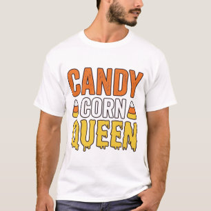 Reina de Caramelo de Maíz Diseño de Camiseta Vinta