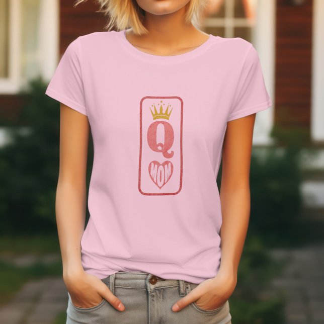 Reina de corazón Mamá camiseta de la corona del dí (Subido por el creador)