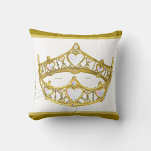 Reina de Corazones corona almohada tiara