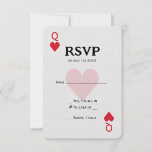 Reina de Corazones de Las Vegas Jugando RSVP