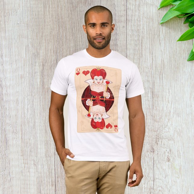 Reina De Corazones Hombres Camiseta (Subido por el creador)