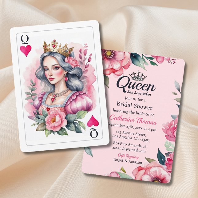 Reina De Corazones Jugando Con Tarjeta De Novias R (Subido por el creador)