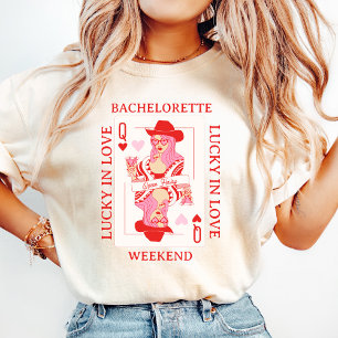 Reina de Corazones Soltera Camiseta Personalizada 