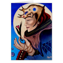"Reina de corazones "+ Tarjeta del arte