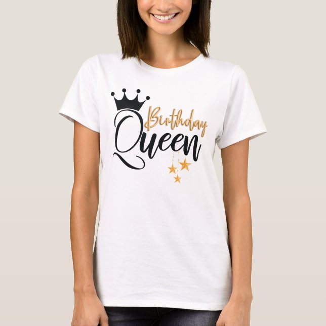 Reina de cumpleaños - camiseta de cumpleaños reina (Anverso)