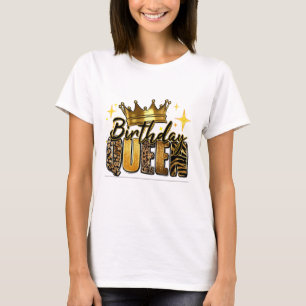 Reina de cumpleaños - Celebrar en camiseta estilo