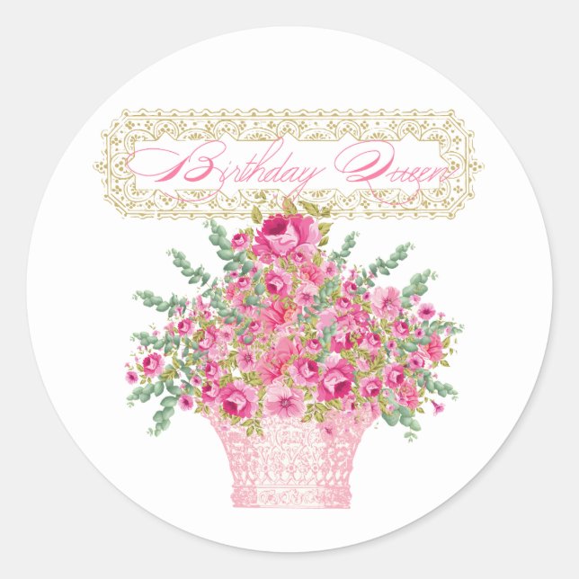 Reina de cumpleaños, Sellos para sobres de cumplea (Anverso)