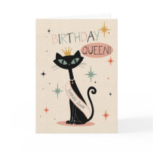 Reina de Cumpleaños | tarjeta divertida
