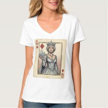 Reina de Diamantes: Camiseta de Corona de Cristal
