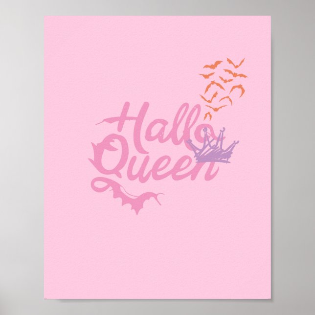 Reina de Halloween, Halloqueen, arte de Halloween  (Frente)