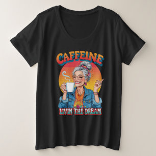 Reina de la cafeína: momento de café soñado