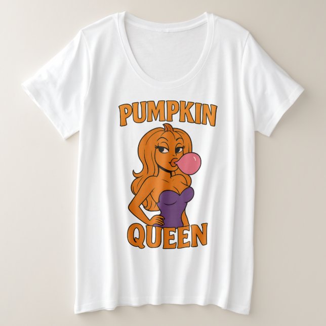 Reina de la Calabaza | glamour de Halloween (Anverso del diseño)