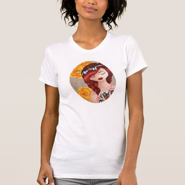 Reina de la camiseta de los corazones (Anverso)