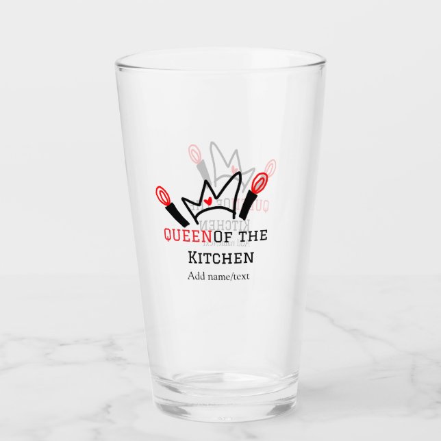 Reina de la cocina chef cocinar añadir nombre a la (Anverso)