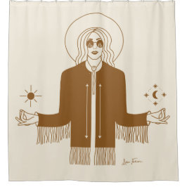 Reina de la cortina de ducha Cosmos