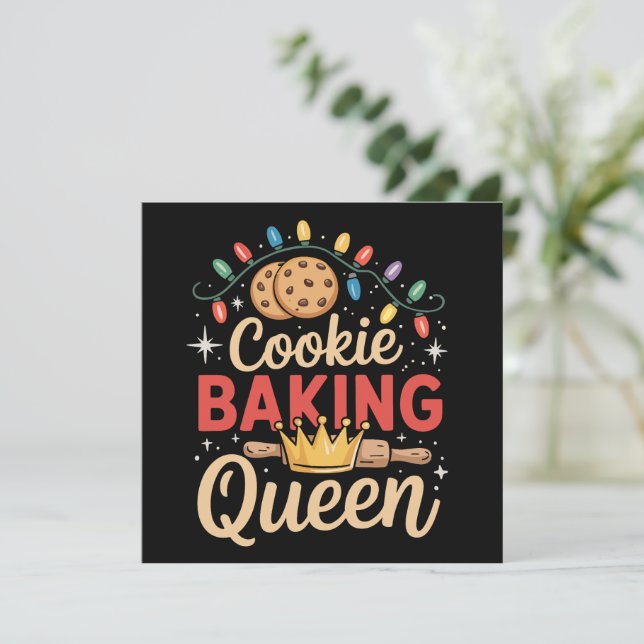 Reina de la Panadería de Galletas Navidad  (Anverso de pie)