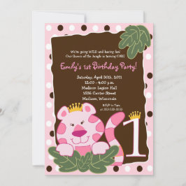 REINA DE LA PRIMERA Invitación de cumpleaños de JU