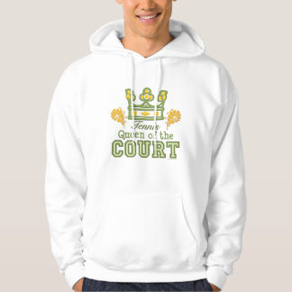 Reina de la sudadera con capucha del tenis de