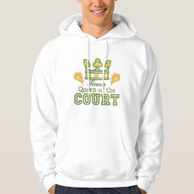Reina de la sudadera con capucha del tenis de (Anverso)