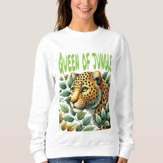 Reina de la sudadera de las mujeres de la selva
