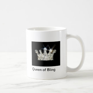 Reina de la taza de café de Bling