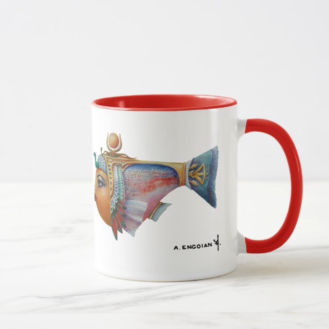 Reina de la taza del campanero de los pescados del (Derecha)