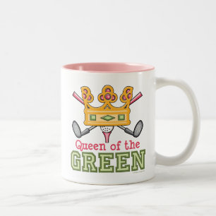 Reina de la taza verde del golf