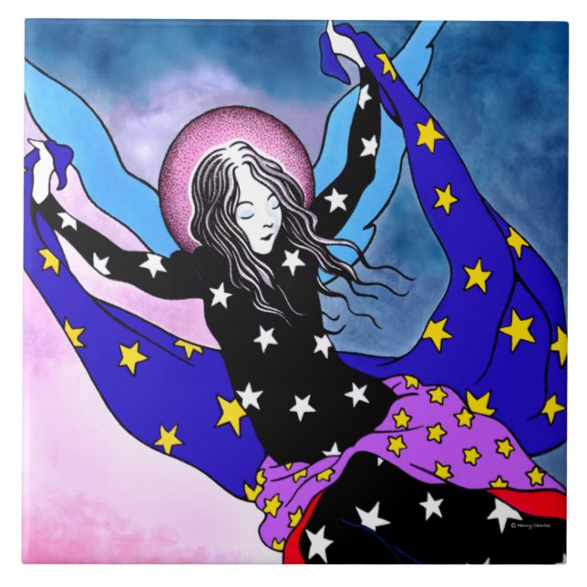 Reina de la teja de la noche (Frente)