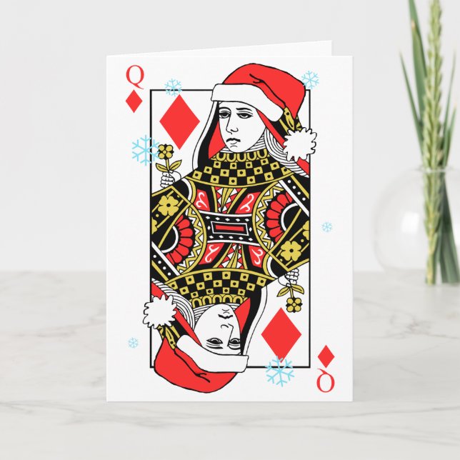 Reina de las Felices Navidad de diamantes (Anverso)