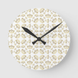Reina de los corazones Corona el reloj de pared de