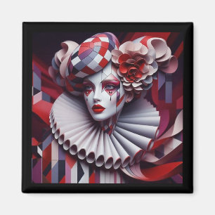 "Reina de los corazones - imán artístico"