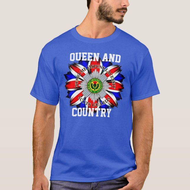 Reina de los guardias y camiseta escocesas del (Anverso)