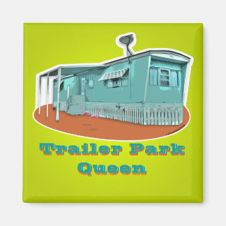 Reina de parque de caravanas imán (personalizable)
