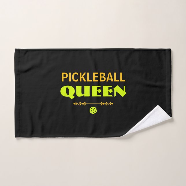 Reina de Pickleball Personalizada (Toalla de mano)