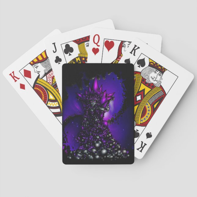 Reina de Piedras Cartas de Juego (Reverso)