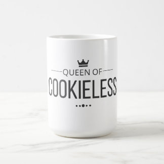 Reina de Sin Cookies - Taza de Café Divertida para