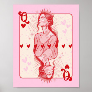 Reina del arte de los adormidera rosada