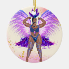 Reina del Carnaval de Trinidad - Ornamento Poster 