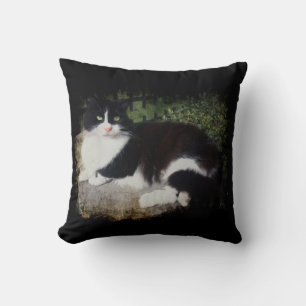 Reina del Cojín decorativo del gato del jardín