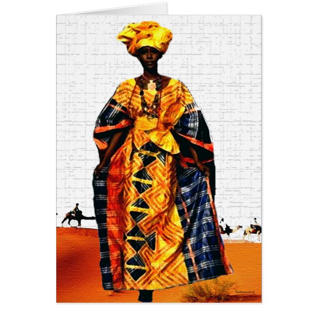 Reina del desierto tribal africano (Frente)