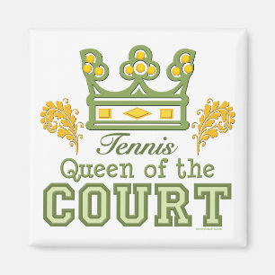 Reina del imán del tenis de corte