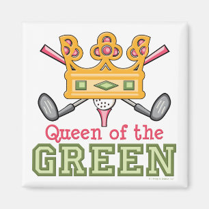 Reina del imán verde del golf